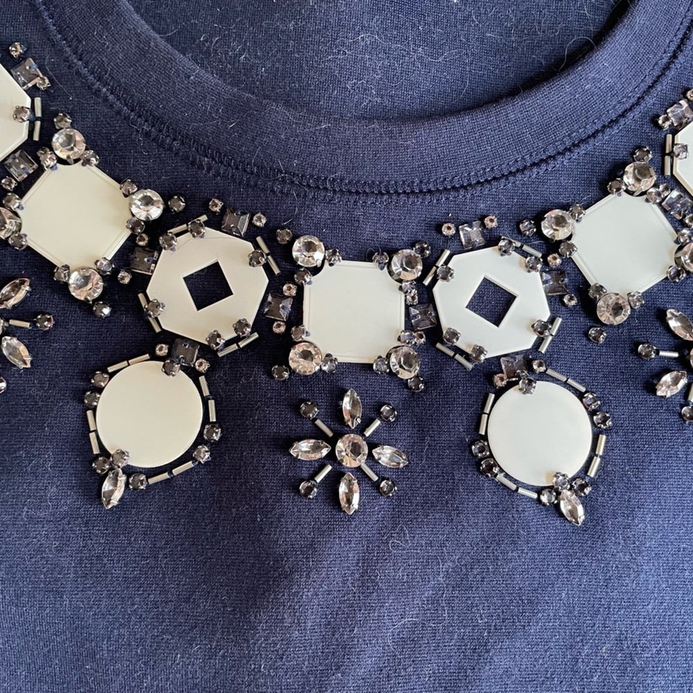 J crew T-shirt with embellishment